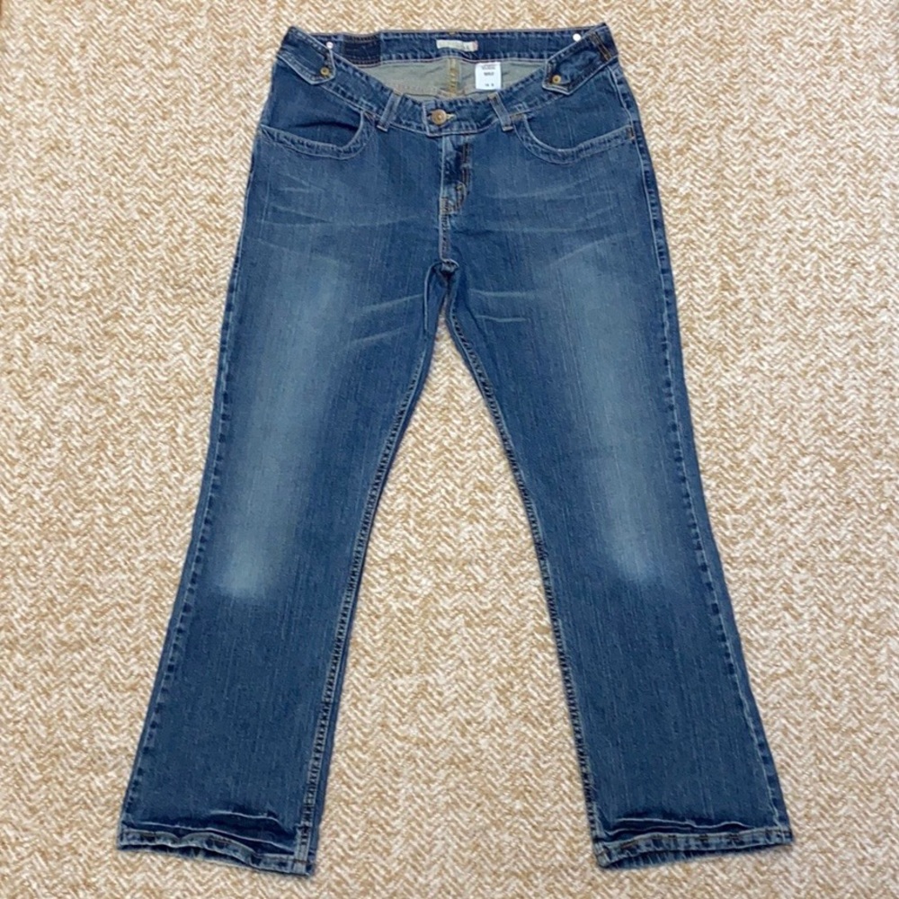 Levis 504 Slouch Flare 90s Jeans Sz 16 M 31L HTF